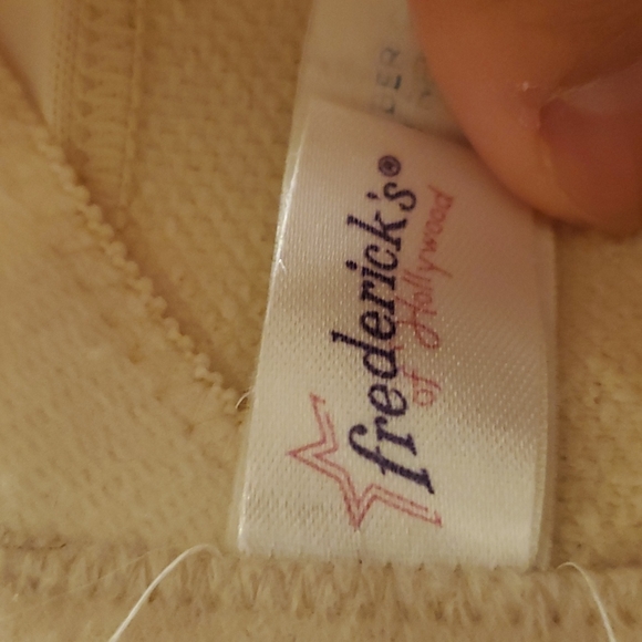 Creme/white corset bustier top - Picture 3 of 3